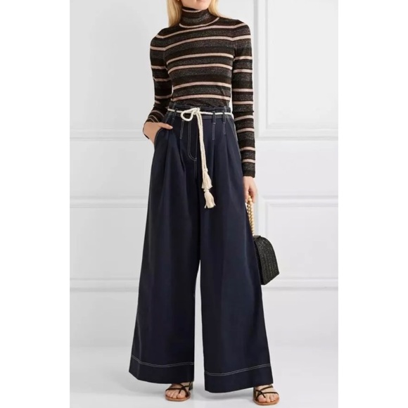 Ulla Johnson stripe metallic turtleneck - Picture 2 of 7